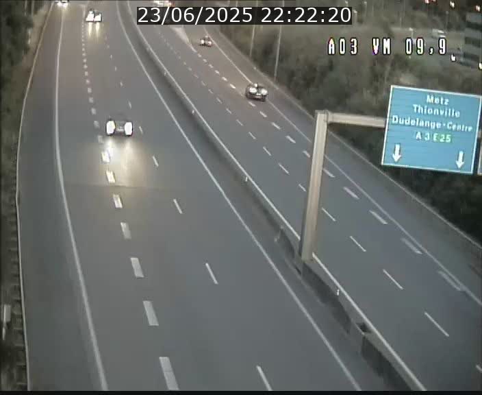 Webcam Autoroute à la Croix de Bettembourg - A3 - BK 9.9 - direction France