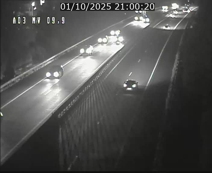 Webcam Autoroute à la Croix de Bettembourg - A3 - BK 9.9 - direction Luxembourg-Ville