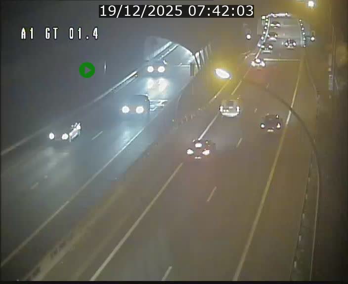 Traffic live webcam Luxembourg Hesperange - A1 direction Kirchberg - BK 1.4