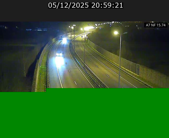 Caméra trafic Luxembourg - A7, Tunnel Mersch, entrée nord, direction Lorentzweiler