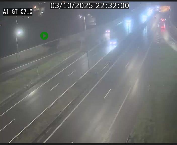 Traffic live webcam Luxembourg Cents - A1 direction Kirchberg - BK 7