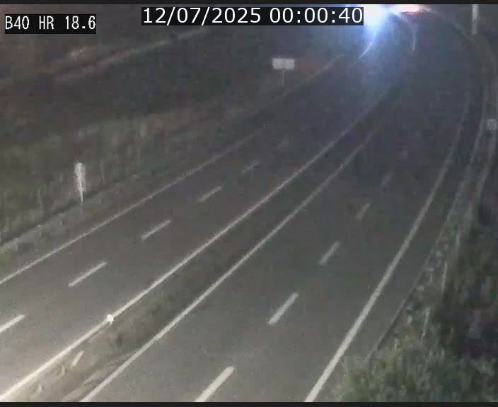 Webcam sur la route de liaison entre Micheville et Esch-Belval à la frontière entre le Luxembourg et la France. Vue orientée vers la Lorraine.