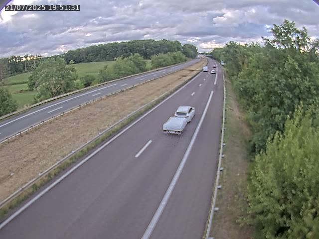 Caméra autoroute France - A31, Fey direction Metz
