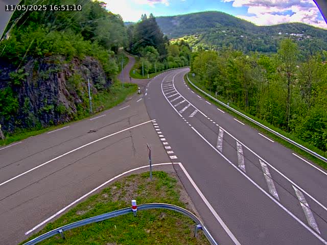 Caméra autoroute France - N66, col du Bussang direction Remiremont