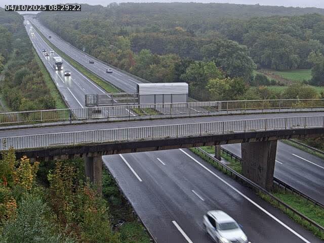 Caméra autoroute France - A31, Zoufftgen direction Luxembourg-ville, à la frontière entre la France et le Luxembourg
