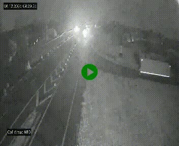 Vue en direct de l'autoroute A10 grâce à un drône situé au-dessus du péage de Virsac