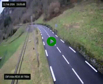 Webcam dans les Pyrénées Atlantique au niveau du col d'Urdos et du fort du Pourtalet sur la N134, en direction du Col et du tunnel du Somport, à 765 mètres d'altitude