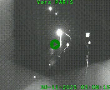 Caméra routière sur l'autoroute A20 à Bessines-sur-Gartempe. Vue orientée vers Paris