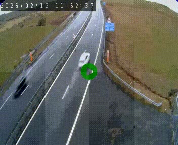 Caméra autoroute A75 à hauteur du col de la Fageole en direction de Clermont-Ferrand