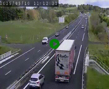 Caméra autoroutière France - A75, Coren, en direction de Montpellier