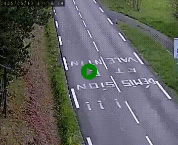 Caméra routière France - N102, au niveau du col de Montmirat à Saint-Etienne-du-Valdonnez à 1039 mètres d'altitude