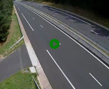 Caméra autoroute A75 à hauteur du col des Issartets en direction de Montpellier
