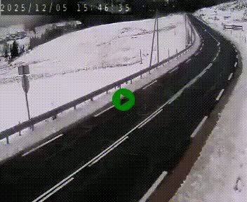 Webcam routière au niveau du col de la Chavade en Ardèche, sur la N102 à 1266 mètres d'altitude