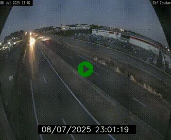 Webcam sur la N165 à hauteur de Caudan, dans le Morbihan.