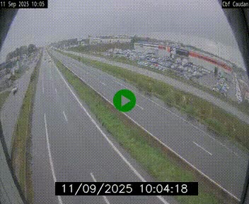 Webcam sur la N165 à hauteur de Caudan, dans le Morbihan.