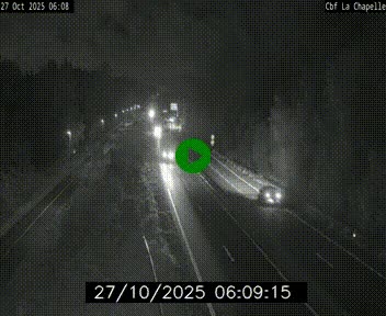 Webcam sur le périphérique de Nantes (N844) à hauteur de Porte de la Chapelle, au nord de la ville