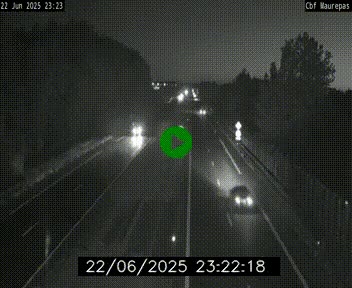 Webcam sur le périphérique de Rennes (N136) à hauteur de Maurepas, au nord de la ville