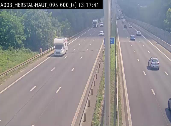 Webcam autoroute Belgique - Herstal - E40 direction Aix-la-Chapelle - BK 97