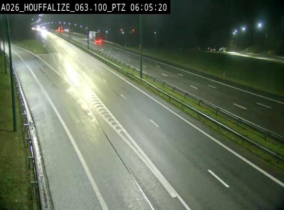 Caméra autoroute Belgique - Houffalize, E25 direction Liège