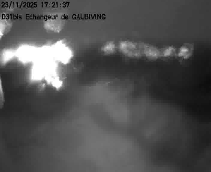 Dispositif d’observation sur D31bis (France) à Gaubiving, en direction de Sarreguemines, offrant une visualisation fiable des conditions de circulation.