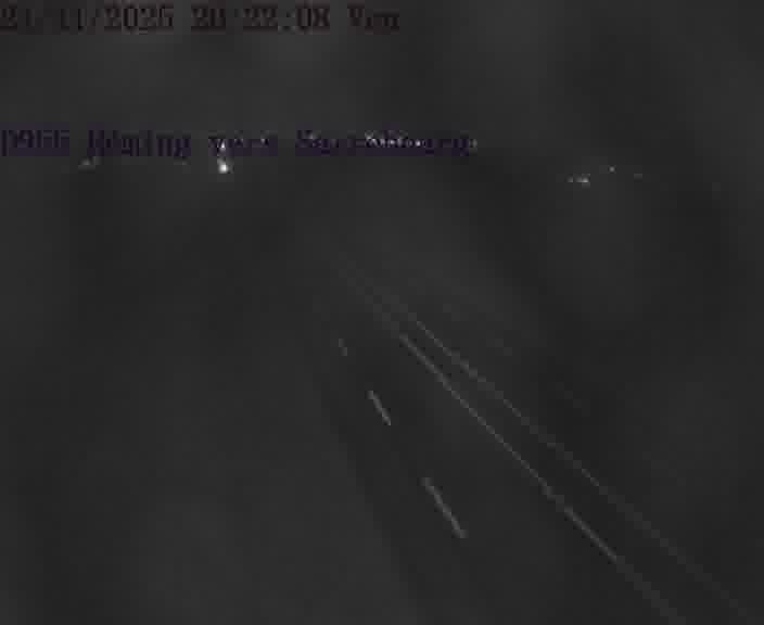 Caméra routière située sur D955 (France) à Heming, orientée vers Sarrebourg, surveillant en continu la circulation locale et régionale.