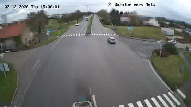 Webcam installée le long de D1 (France) à Ennery, pointée vers Metz, utile pour suivre précisément les conditions de trafic.