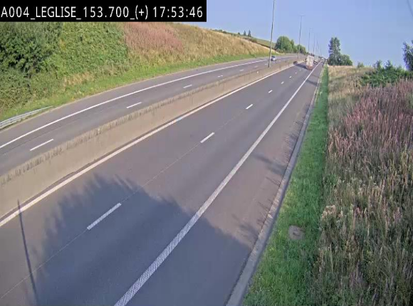 Webcam autoroute E411 à hauteur de Léglise, en direction de Luxembourg