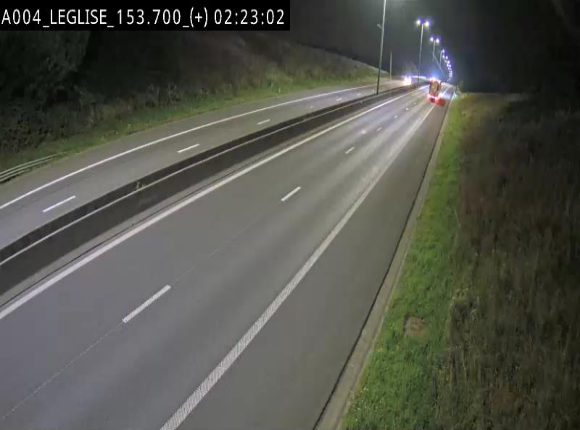 Webcam autoroute E411 à hauteur de Léglise, en direction de Luxembourg