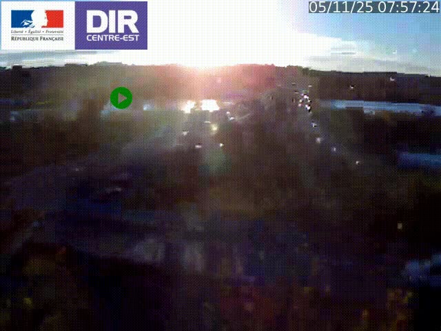 Webcam autoroute sur A450 à Pierre-Bénite en direction de Lyon et de l'autoroute A7