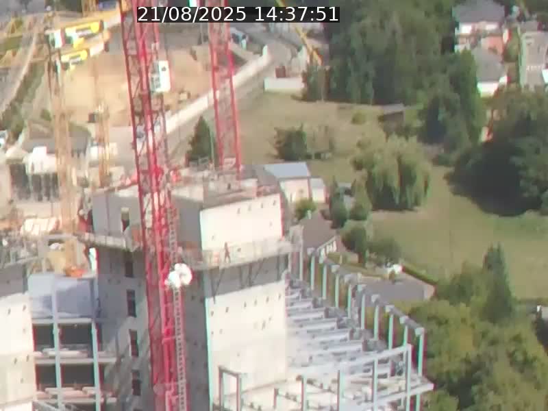 Webcam sur l'avenue John Fitzgerald Kennedy (N51) avec vue orientée vers le Findel