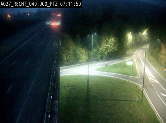 Webcam sur A27/E42 après Malmedy. Vue orientée vers l'Allemagne