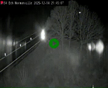 Webcam à hauteur du Leclerc Normanville sur la N154. Vue orientée vers Rouen