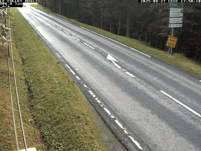 Caméra du Collet sur la route de Colmar (D417)