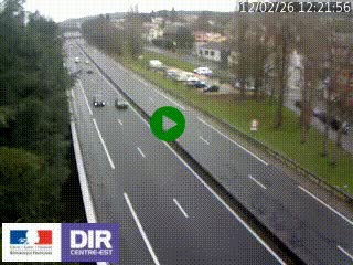 Webcam routière à Le Chambon-Feugerolles sur la RN88 entre Firminy et Saint-Etienne