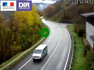 Caméra trafic sur la N90 à Bourg-Saint-Maurice, en provenance d'Aoste et en direction d'Albertville