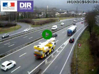 Caméra routière à hauteur de la sortie 15 Chambéry-centre au PK 4,103 en direction d'Albertville