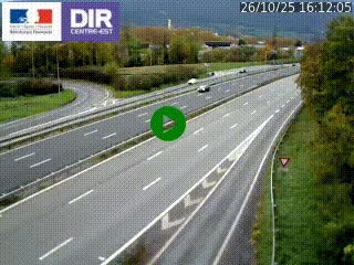 Caméra routière à hauteur de la sortie 15 Chambéry-centre au PK 4,103 en direction d'Albertville