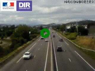 Caméra autoroute à Saint-Etienne (Les Littes) à hauteur du Ikea Saint-Etienne sur l'A72 en direction de Roanne
