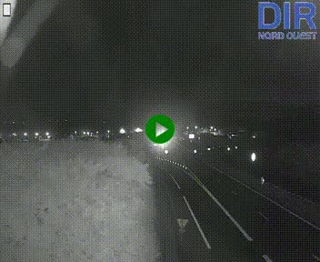 Webcam au début de l'A84 sur le périphérique Ouest de Caen (N814) à hauteur de la sortie 9, Porte de Bretagne