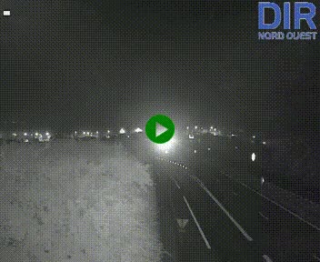 Webcam au début de l'A84 sur le périphérique Ouest de Caen (N814) à hauteur de la sortie 9, Porte de Bretagne