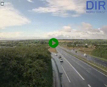 Webcam au début de l'A84 sur le périphérique Ouest de Caen (N814) à hauteur de la sortie 9, Porte de Bretagne