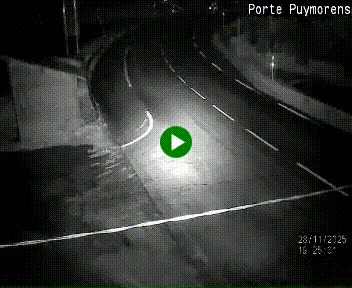 Webcam Col du Puymorens sur N320, en direction de Pas de la Casa (Andorre)