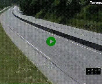 Webcam Ax-les-Thermes sur N20, en direction d'Andorre