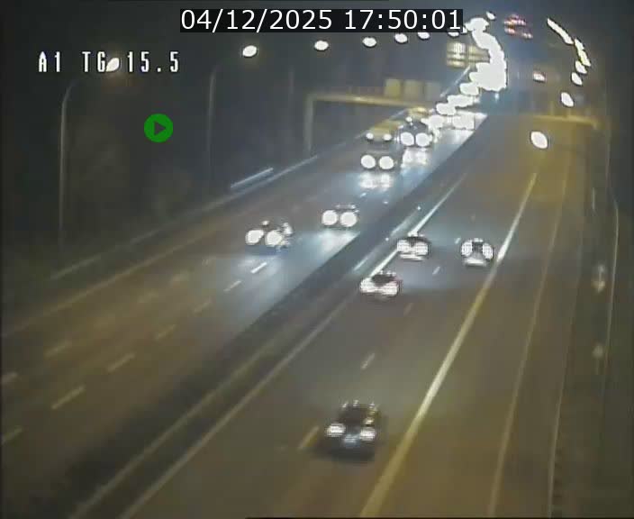 Traffic live webcam Luxembourg Munsbach - A1 direction Luxembourg - BK 15.5