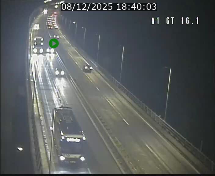 Traffic live webcam Luxembourg Niederanven - A1 direction Allemagne - BK 16.1