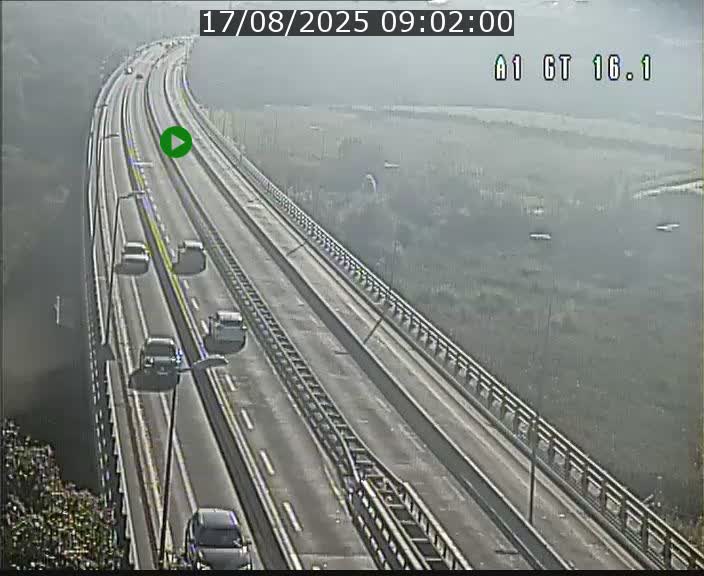 Traffic live webcam Luxembourg Niederanven - A1 direction Allemagne - BK 16.1