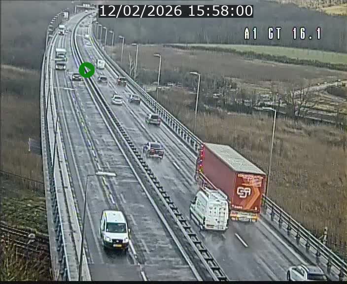 Traffic live webcam Luxembourg Niederanven - A1 direction Allemagne - BK 16.1