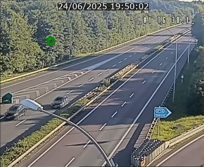 Traffic live webcam Luxembourg Grevenmacher - A1 direction Luxembourg - BK 30.1