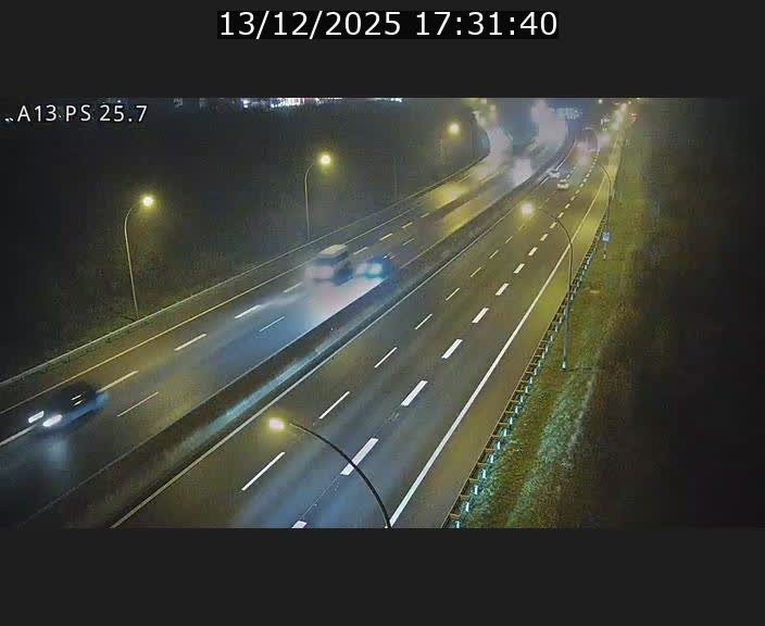 Traffic live webcam Luxembourg Frisange - A13 direction Allemagne - BK 26