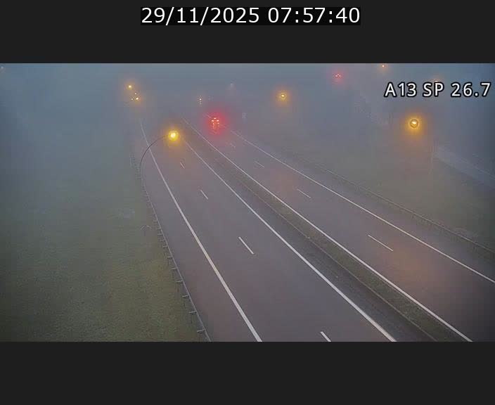 Traffic live webcam Luxembourg Frisange - A13 direction Luxembourg-ville - BK 26.7